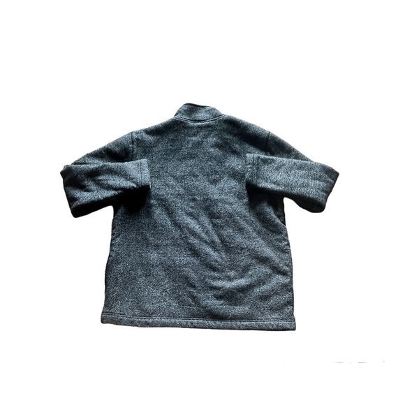 Orvis Mens Sherpa Fleece Lined 1/4 Zip Pullover Sweater Charcoal Size Large - Picture 6 of 6